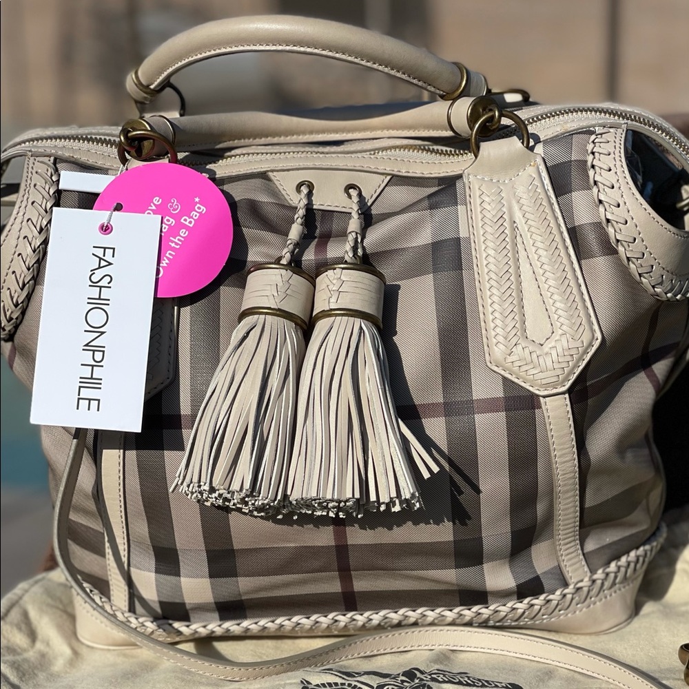 Authentic Burberry Ellers Tote. Great Condition!
